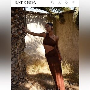 Isamaya Dress Rat & Boa